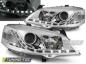 Preview: Scheinwerfer LED Tagfahrlicht Optik für Opel Astra G Bj. 98-05 Chrom