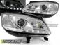Preview: Scheinwerfer LED Tagfahrlicht Optik für Opel Zafira A Bj. 99-06 Chrom