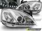 Preview: Scheinwerfer LED Tagfahrlicht Optik für Opel Corsa C Bj. 00-06 Chrom