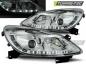 Preview: Scheinwerfer LED Tagfahrlicht Optik für Opel Corsa D Bj. 06-11 Chrom