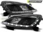 Preview: Scheinwerfer LED Tagfahrlicht Optik für Opel Corsa D Bj. 06-11 Schwarz