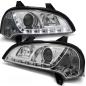 Preview: Scheinwerfer LED Tagfahrlicht Optik für Opel Tigra A Bj. 94-00 Chrom