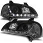 Preview: Scheinwerfer LED Tagfahrlicht Optik für Opel Tigra A Bj. 94-00 Schwarz