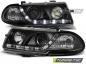 Preview: Scheinwerfer LED Tagfahrlicht Optik für Opel Astra F Bj. 91-94 Schwarz