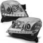 Preview: Scheinwerfer LED Tagfahrlicht Optik für Opel Astra H Bj. 04-09 Chrom