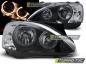 Preview: Scheinwerfer Angel Eyes für Opel Corsa C Bj. 00-06 Schwarz
