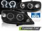 Preview: Scheinwerfer CCFL Angel Eyes für Opel Astra G Bj. 98-05 Schwarz