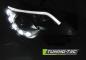 Preview: Scheinwerfer DRL LED Tagfahrlicht für Opel Corsa D Bj. 11-14 Schwarz LTI