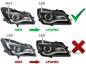 Preview: Scheinwerfer DRL LED Tagfahrlicht für Opel Insignia Bj. 13-17 Schwarz