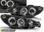 Preview: Scheinwerfer Angel Eyes für Peugeot 206 Bj. 98-06 Schwarz H7
