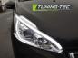 Preview: Scheinwerfer LED Tagfahrlicht Optik für Peugeot 208 Bj. 12-15 Chrom LTI