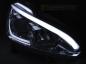 Preview: Scheinwerfer LED Tagfahrlicht Optik für Peugeot 208 Bj. 12-15 Chrom LTI