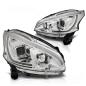 Preview: Scheinwerfer LED Tagfahrlicht Optik für Peugeot 208 Bj. 12-15 Chrom LTI