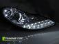Preview: Scheinwerfer LED Tagfahrlicht Optik für Porsche Boxster 986 / 911 996 Chrom