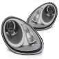 Preview: Xenon Scheinwerfer LED Tagfahrlicht Optik für Porsche Boxster 987 Cayman 987c