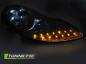 Preview: Scheinwerfer LED Tagfahrlicht Optik für Porsche Boxster 986 /911 996 Black Glanz