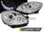 Preview: Scheinwerfer LED Tagfahrlicht Optik für Renault Twingo Bj. 07-11 Chrom