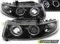 Preview: Scheinwerfer Angel Eyes für Seat Leon 1M / Toledo 1M Bj. 99-06 Schwarz
