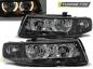 Preview: Scheinwerfer Angel Eyes für Seat Leon 1M / Toledo 1M Bj. 99-06 Schwarz