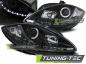 Preview: Scheinwerfer LED Tagfahrlicht Optik für Seat Leon 1P / Altea 5P 09-15 Schwarz