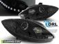 Preview: Scheinwerfer DRL LED Tagfahrlicht für Seat Leon 1P / Altea 5P  09-15 Schwarz
