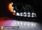 Preview: Scheinwerfer LED Tagfahrlicht Optik für Seat Ibiza 6L 02-09 Chrom LED Blinker
