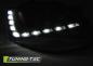 Preview: Scheinwerfer DRL LED Tagfahrlicht für Seat Ibiza 6J Facelift Bj. 12-15 Schwarz