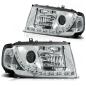 Preview: Scheinwerfer LED Tagfahrlicht Optik für Skoda Octavia 1 (1U) Bj. 00-10 Chrom