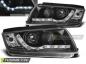 Preview: Scheinwerfer LED Tagfahrlicht Optik für Skoda Fabia 1 Bj. 99-08 Schwarz