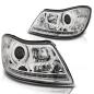 Preview: Scheinwerfer DRL LED Tagfahrlicht für Skoda Octavia 2 (1Z Facelift) 09-12 Chrom