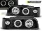 Preview: LED Angel Eyes Scheinwerfer für Volvo 850 92-96 schwarz