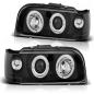 Preview: LED Angel Eyes Scheinwerfer für Volvo 850 92-96 schwarz