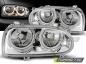 Preview: Design Angel Eyes Scheinwerfer für VW Golf 3 91-97 chrom