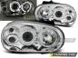 Preview: LED Angel Eyes Scheinwerfer für VW Golf 4 97-03 chrom