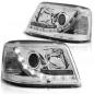 Preview: Scheinwerfer LED Tagfahrlicht Optik für VW T5 Bj. 03-09 Chrom
