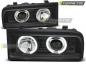 Preview: LED Angel Eyes Scheinwerfer für VW Corrado 88-95 schwarz