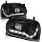 Preview: LED Tagfahrlicht Design Scheinwerfer für VW Golf 3 91-97 schwarz