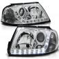 Preview: Scheinwerfer LED Tagfahrlicht Optik für VW Passat 3BG Bj. 00-05 Chrom