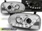 Preview: Scheinwerfer LED Tagfahrlicht Optik für VW Golf 3 91-97 Chrom