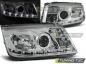 Preview: LED Tagfahrlicht Design Scheinwerfer für VW Bora 98-05 chrom