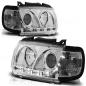 Preview: Scheinwerfer LED Tagfahrlicht Optik für VW Polo 6N Bj. 94-99 Chrom