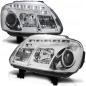 Preview: Scheinwerfer LED Tagfahrlicht Optik für VW Touran 1T / Caddy 3 (2K) chrom