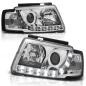 Preview: Scheinwerfer DRL LED Tagfahrlicht für VW Passat 3B Bj. 96-00 Chrom