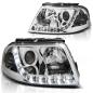 Preview: Scheinwerfer DRL LED Tagfahrlicht für VW Passat 3BG Bj. 00-05 Chrom