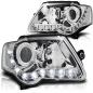 Preview: Scheinwerfer LED Tagfahrlicht Optik für VW Passat 3C B6 Bj. 05-10 Chrom
