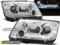 Preview: LED Tagfahrlicht Design Scheinwerfer für VW Bora 98-05 chrom