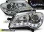 Preview: Scheinwerfer LED Tagfahrlicht Optik für VW Touran 1T GP Facelift Bj. 06-10 Chrom