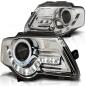 Preview: LED Tagfahrlicht Design Scheinwerfer für VW Passat 3C B6 05-10 chrom
