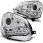 Preview: Scheinwerfer LED Tagfahrlicht Optik für VW Golf 5 Jetta 5 Bj. 03-10 Chrom