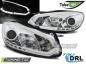 Preview: Scheinwerfer DRL LED Tagfahrlicht für VW Golf 6 Bj. 08-13 Chrom LTI